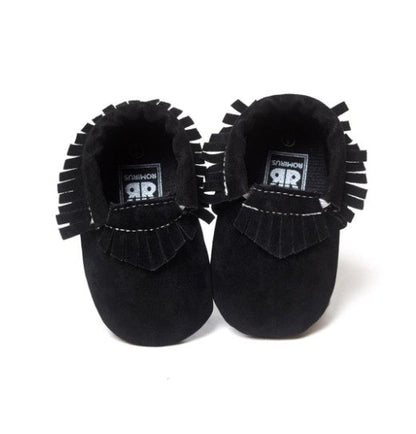 PU Suede Leather Newborn Baby Shoes - Amazhona 