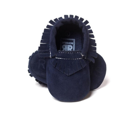 PU Suede Leather Newborn Baby Shoes - Amazhona 