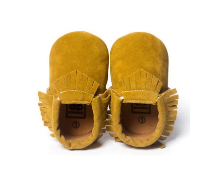 PU Suede Leather Newborn Baby Shoes - Amazhona 