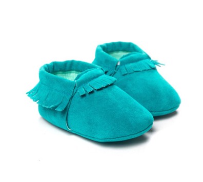 PU Suede Leather Newborn Baby Shoes - Amazhona 