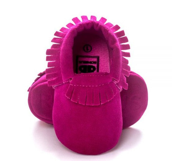 PU Suede Leather Newborn Baby Shoes - Amazhona 