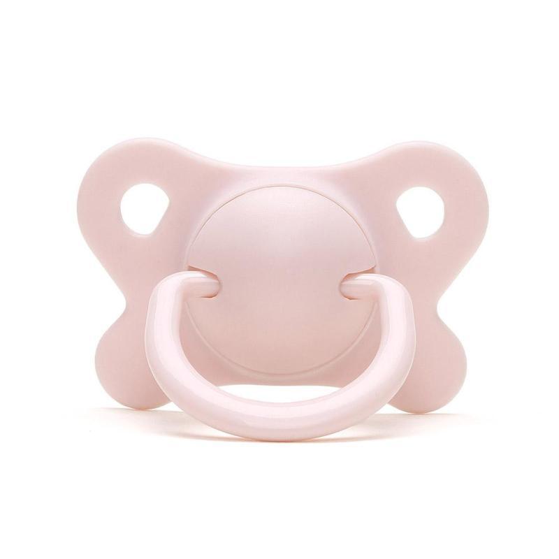 Pacifier Sleeping Baby Pacifier Newborn Silicone Pacifier Super Soft Flat Head - Amazhona 