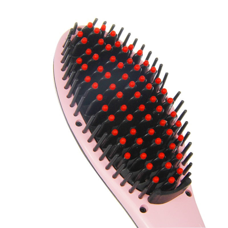 Paddle Brush Hair Straightener - Amazhona 