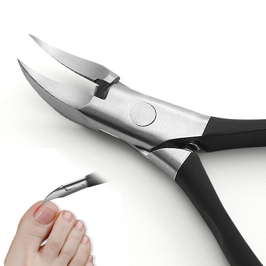 Paronychia Improved Stainless steel nail clippers trimmer Ingrown pedicure care professional Cutter nipper tools feet toenail - Amazhona 