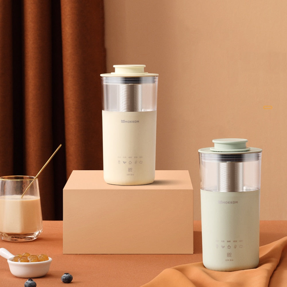 Portable Electric Coffee Maker Multictional Milk Tea Machine Automatic Milk frother Home and kitchen Blender Tea maker 220V - Amazhona 