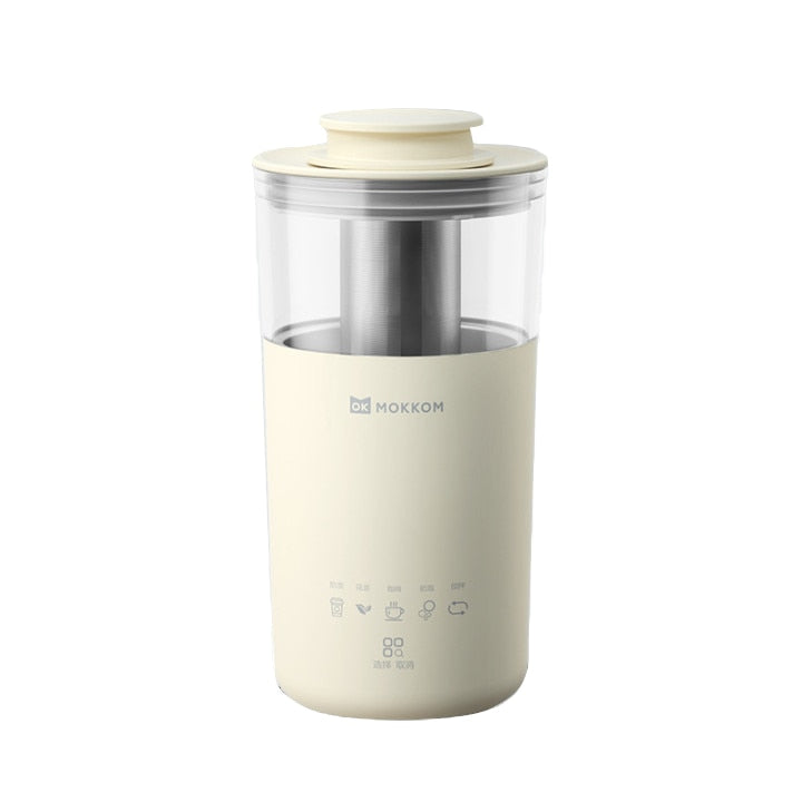 Portable Electric Coffee Maker Multictional Milk Tea Machine Automatic Milk frother Home and kitchen Blender Tea maker 220V - Amazhona 