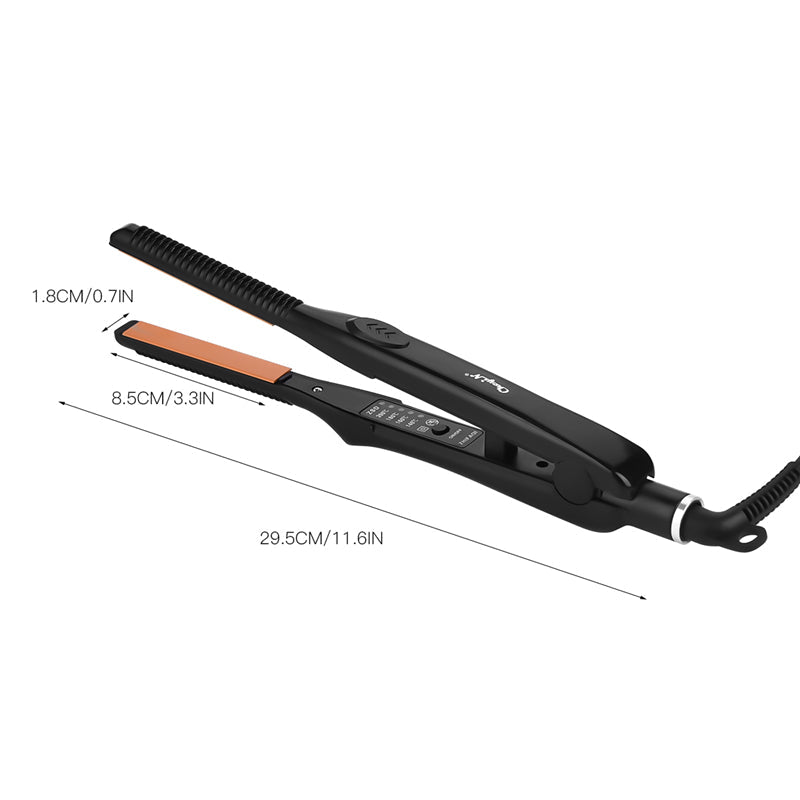 Professional flat iron ceramic hair straightener - Amazhona 