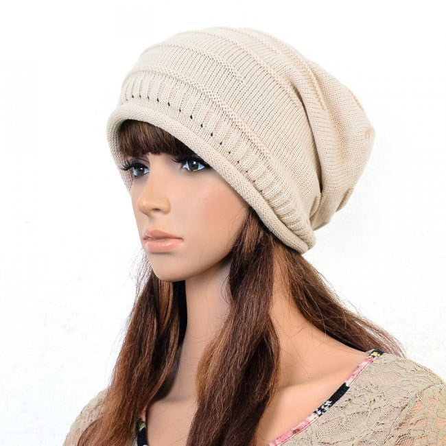 Protect Yourself From The Cold Winter With This Stylish Oversized Slouch Hat - Amazhona 