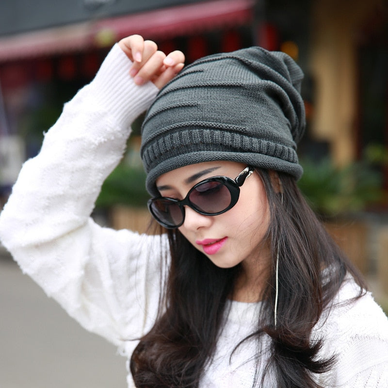 Protect Yourself From The Cold Winter With This Stylish Oversized Slouch Hat - Amazhona 