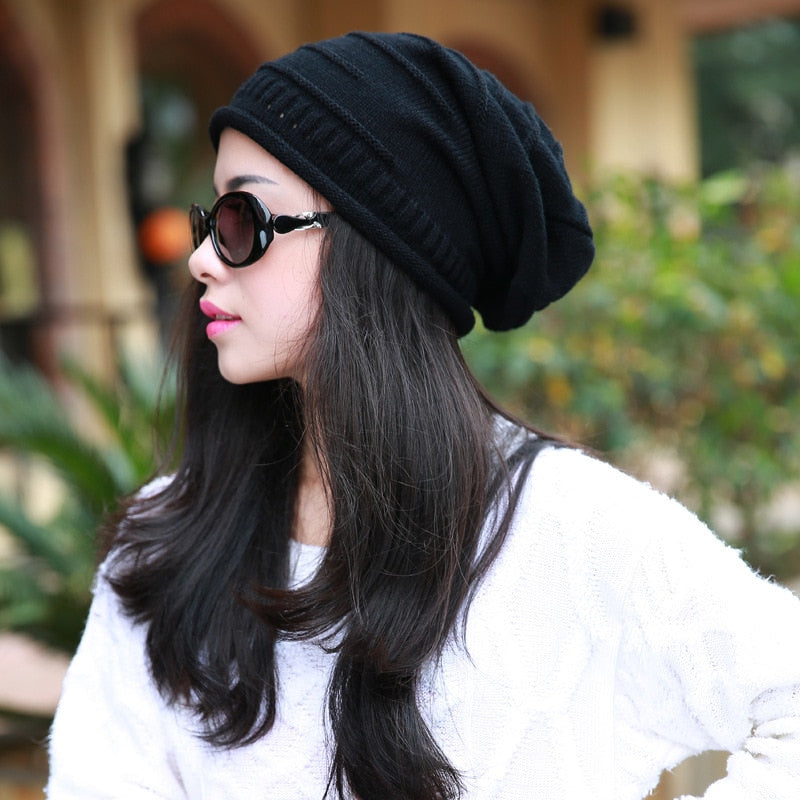 Protect Yourself From The Cold Winter With This Stylish Oversized Slouch Hat - Amazhona 