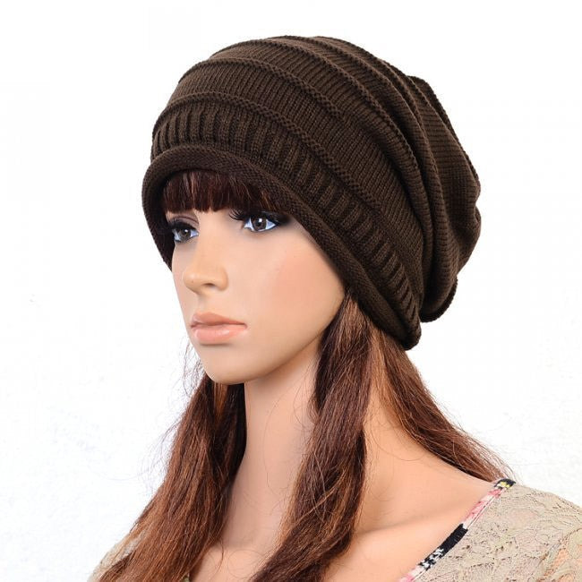 Protect Yourself From The Cold Winter With This Stylish Oversized Slouch Hat - Amazhona 