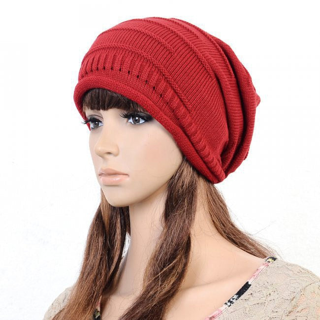 Protect Yourself From The Cold Winter With This Stylish Oversized Slouch Hat - Amazhona 