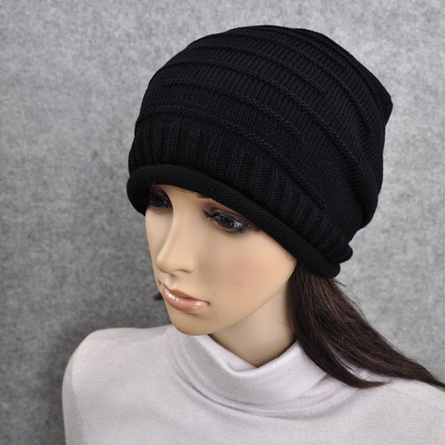 Protect Yourself From The Cold Winter With This Stylish Oversized Slouch Hat - Amazhona 