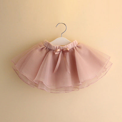 Puffy Skirt Girl Baby Student Short Skirt Dance Gauze Skirt - Amazhona 