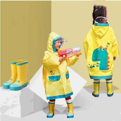 Raincoats for children with large brim - Amazhona 