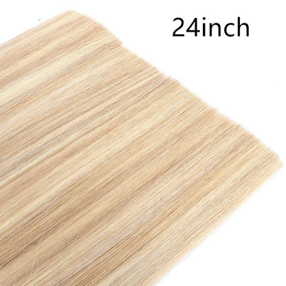 Real human hair seamless flat hair extension - Amazhona 