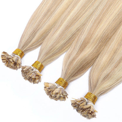 Real human hair seamless flat hair extension - Amazhona 