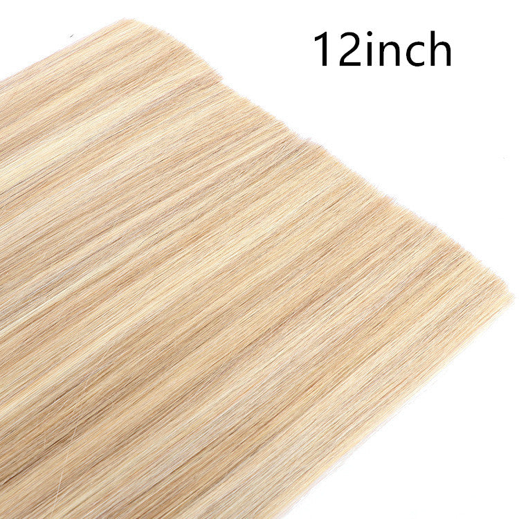 Real human hair seamless flat hair extension - Amazhona 