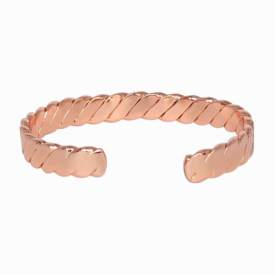 Red Copper Magnetic Bangle Open Bangle - Amazhona 