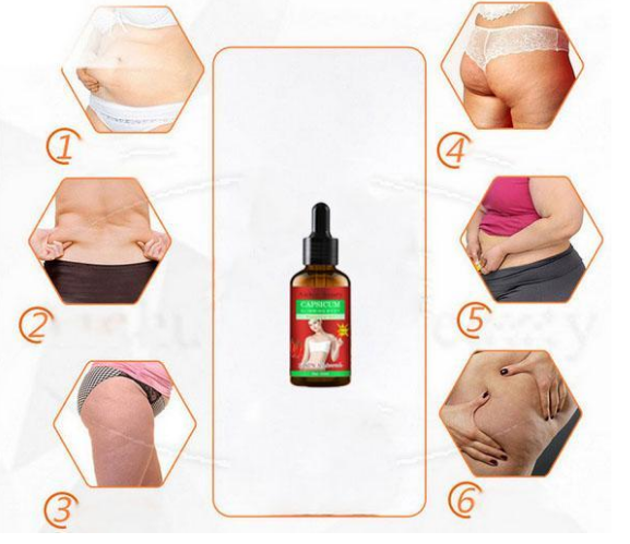 Red pepper body shaping body oil, hip plastic waist plastic leg body cosmetics - Amazhona 