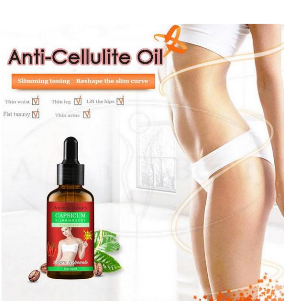 Red pepper body shaping body oil, hip plastic waist plastic leg body cosmetics - Amazhona 