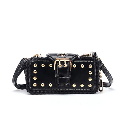 Rivet mini shoulder bag - Amazhona 