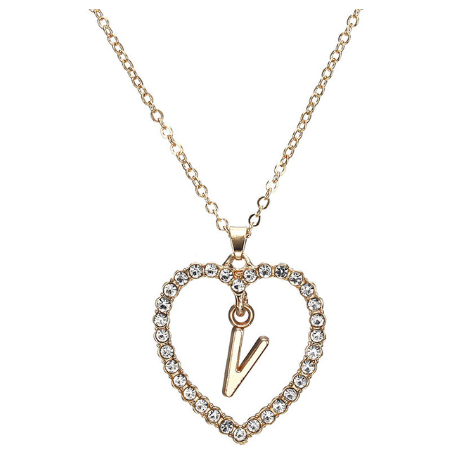 Romantic Love Pendant Necklace For Girls - Amazhona 