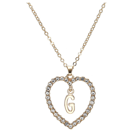 Romantic Love Pendant Necklace For Girls - Amazhona 