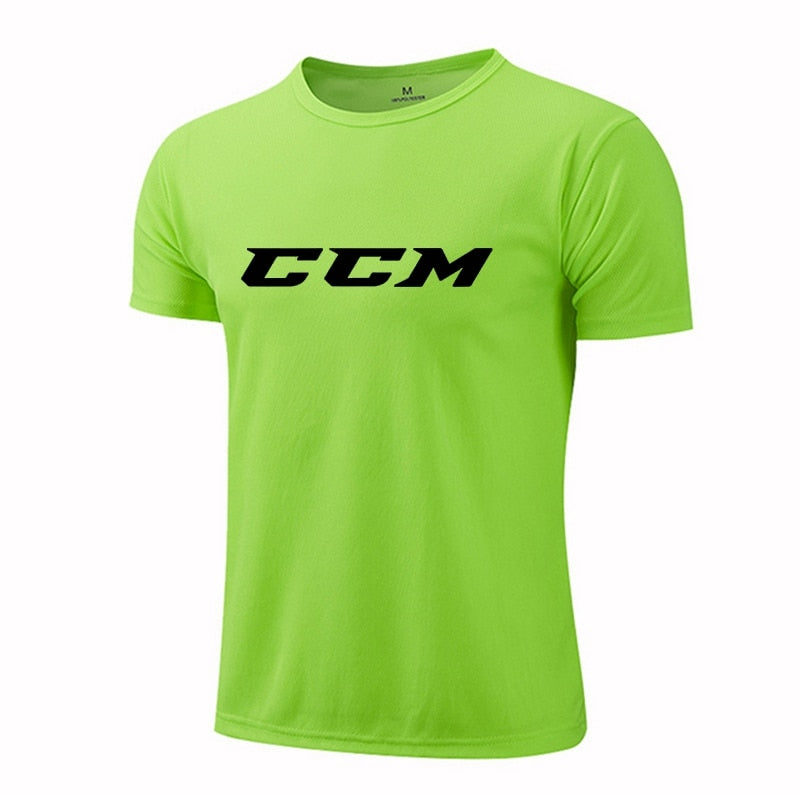 Running Shirts Soccer Shirts CCM Men's Jersey Sportswear Men's Running T-Shirts Quick Dry Compression Sport T-Shirts Fitness Gym - Amazhona 