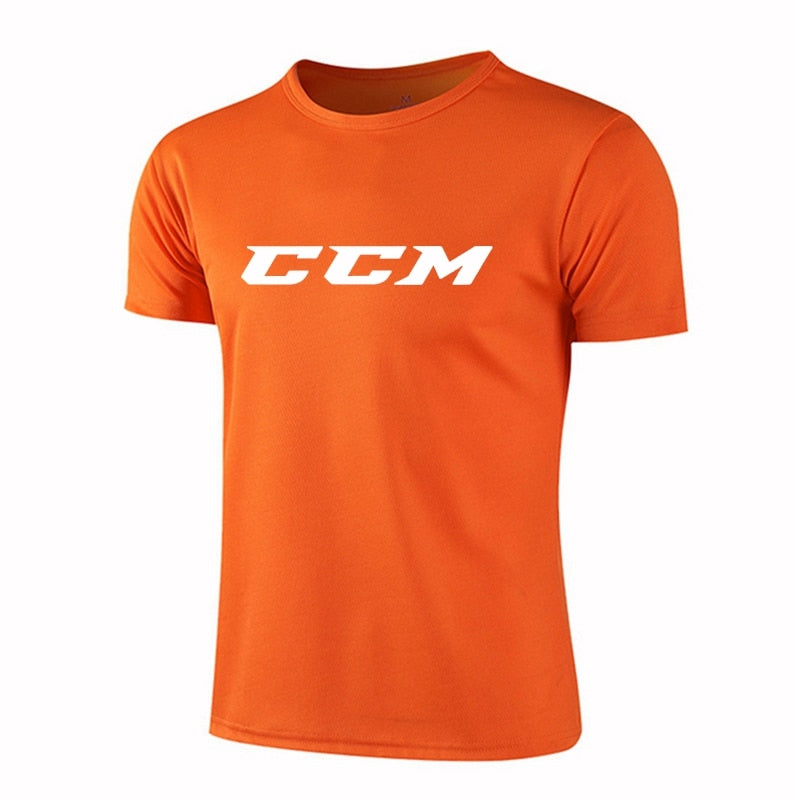 Running Shirts Soccer Shirts CCM Men's Jersey Sportswear Men's Running T-Shirts Quick Dry Compression Sport T-Shirts Fitness Gym - Amazhona 