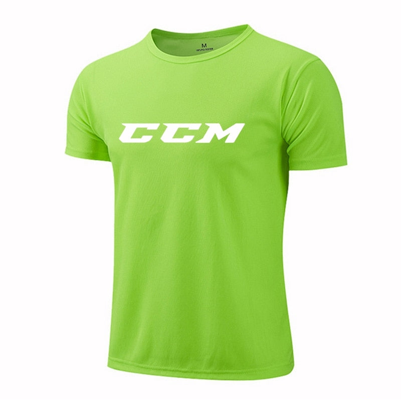 Running Shirts Soccer Shirts CCM Men's Jersey Sportswear Men's Running T-Shirts Quick Dry Compression Sport T-Shirts Fitness Gym - Amazhona 