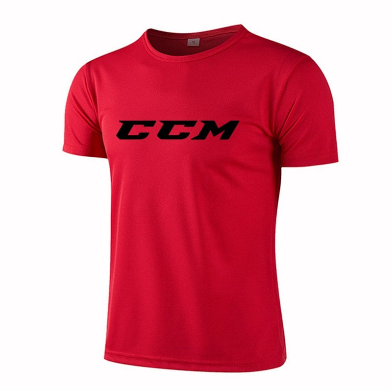 Running Shirts Soccer Shirts CCM Men's Jersey Sportswear Men's Running T-Shirts Quick Dry Compression Sport T-Shirts Fitness Gym - Amazhona 