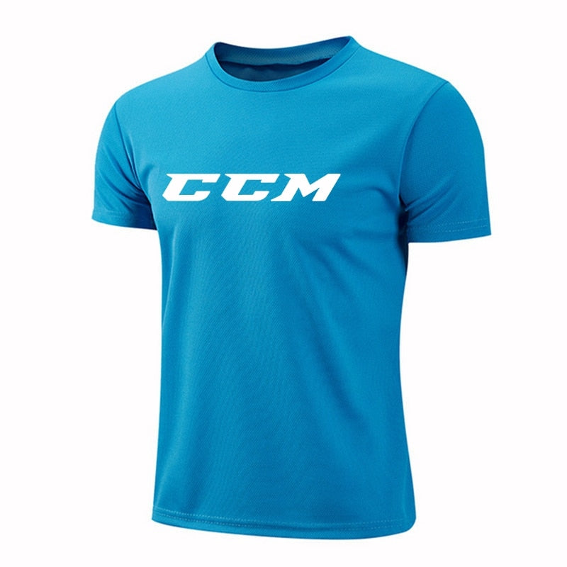 Running Shirts Soccer Shirts CCM Men's Jersey Sportswear Men's Running T-Shirts Quick Dry Compression Sport T-Shirts Fitness Gym - Amazhona 