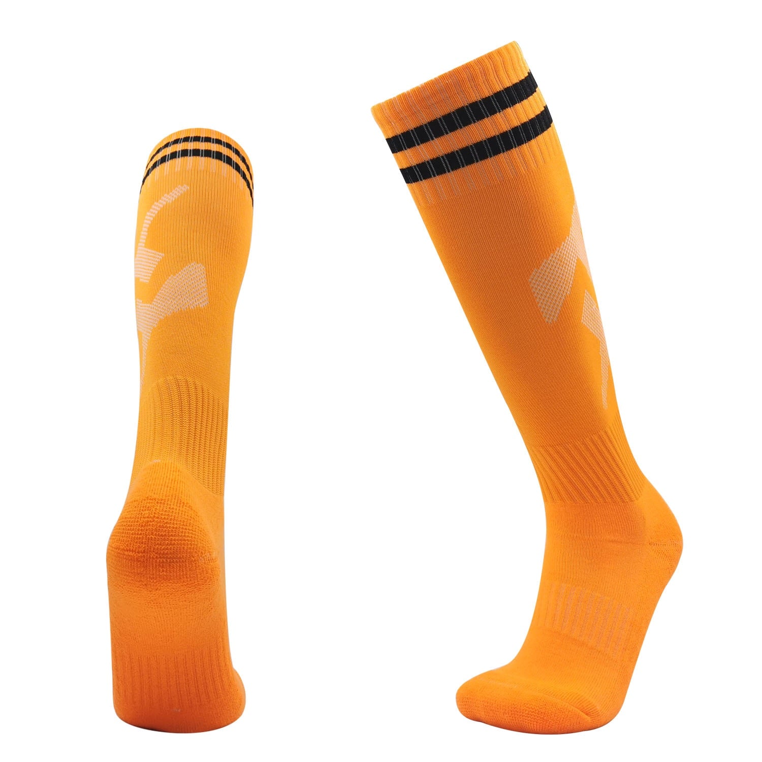 Football Socks High Quality Long Tube Knee Cotton Kids Legging Stockings Soccer Baseball Running Sport Adults Children Socks - Amazhona 