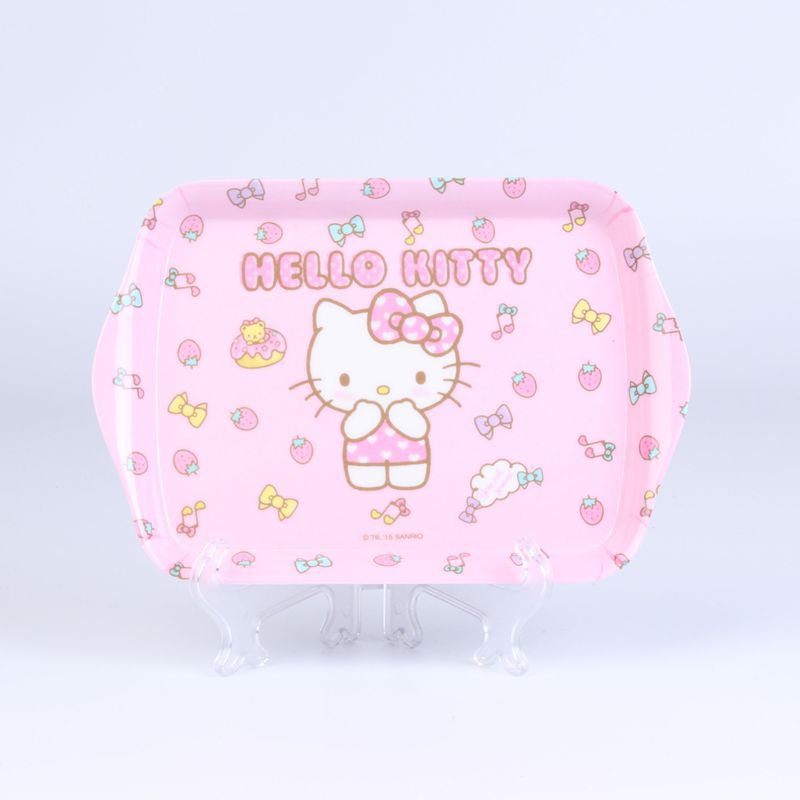 Kawaii Sanrio Hello Kitty Kids Tableware Set Cartoon Children Cutlery Kitchen Bowl Plate Dish Fork Spoon Water Glass Cutlery Set - Amazhona 