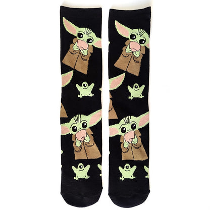 45 Style Disney Star Wars Movie Socks Master Yoda R2-D2 Cosplay Socks Wookiee Jedi Knight Novelty Men Socks Long and Short Sock - Amazhona 