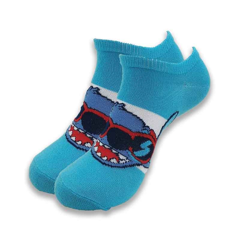 Disney Series Cute Cartoon Pattern Stitch High-Quality Advanced Sewing Men and Women Boat Socks - Amazhona 