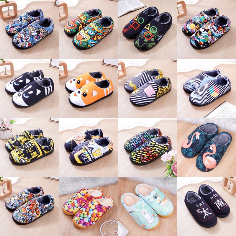 Women Slippers Men Shoes Home Kids Indoor Outdoor Bed Moccasin Fashion Must Have Soft Winter Room Ladies House Fluffy Sneakers - Amazhona 