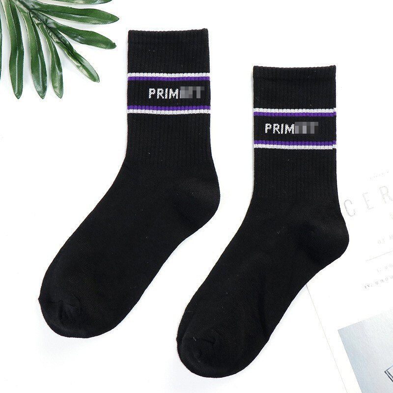 2022 trends high quality fashion socks Man Women's New trendy socks autumn and winter stockings women's hip-hop sports socks - Amazhona 