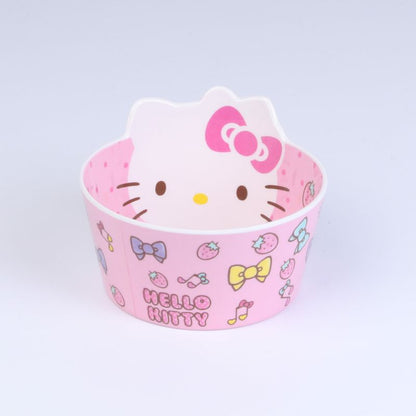 Kawaii Sanrio Hello Kitty Kids Tableware Set Cartoon Children Cutlery Kitchen Bowl Plate Dish Fork Spoon Water Glass Cutlery Set - Amazhona 