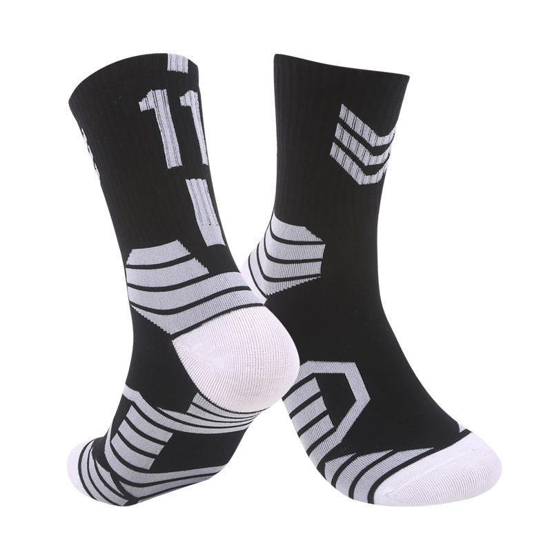 Professional Basketball Socks Sport For Kids Men Outdoor Cycling Climbing Running Fast-drying Breathable Adult Non-Slip 23 24 - Amazhona 