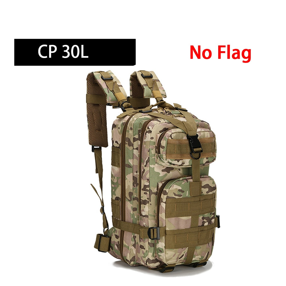 SYZM 50L or 30L Tactical Backpack Nylon Military Backpack Molle Army Knapsack Waterproof Camping Hunting Fishing Trekking Bags - Amazhona 