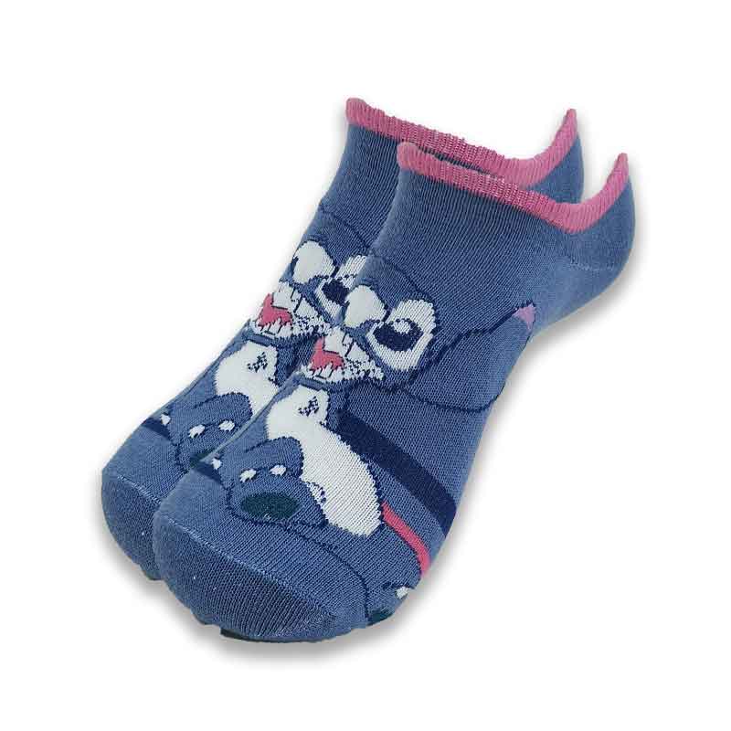 Disney Series Cute Cartoon Pattern Stitch High-Quality Advanced Sewing Men and Women Boat Socks - Amazhona 