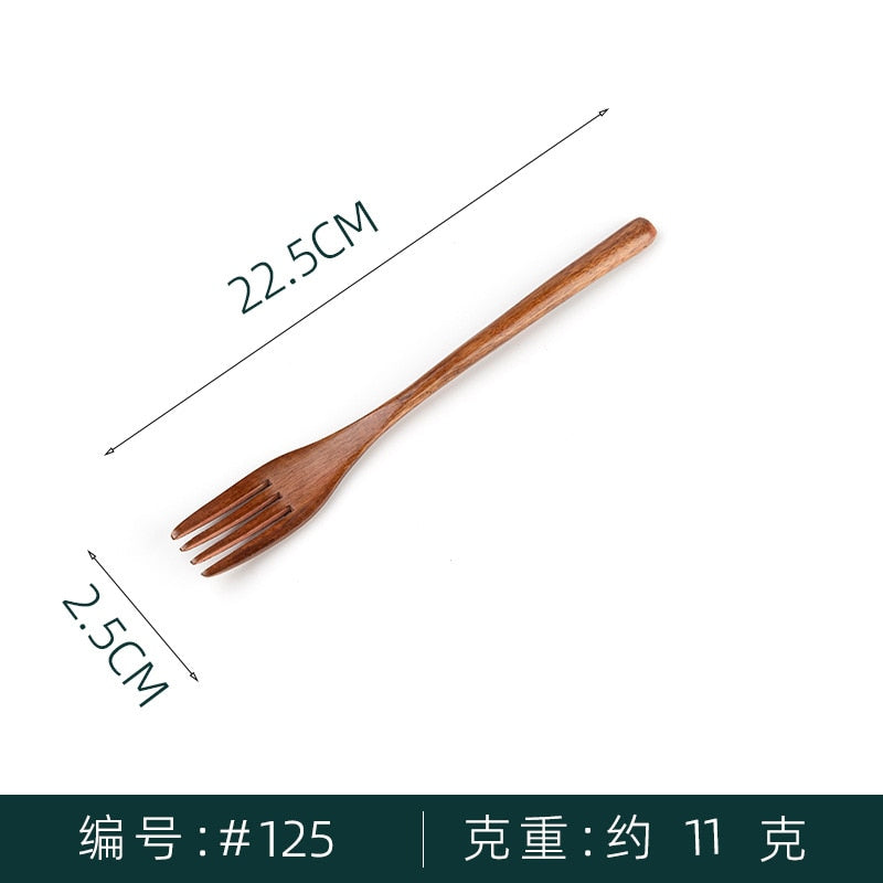 Portable Bamboo Cutlery Set Travel Utensils Biodegradable Wooden Dinnerware Outdoor Flatware Zero Waste Bamboo Tableware Set - Amazhona 