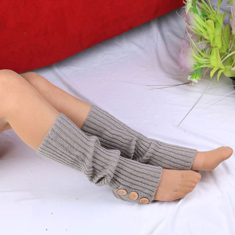 Winter Woman Yoga Warm Socks Female Knitted Leg Warmers Boot Socks Gym Fitness Dance Ballet Exercising Sports Protection Hose - Amazhona 