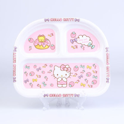 Kawaii Sanrio Hello Kitty Kids Tableware Set Cartoon Children Cutlery Kitchen Bowl Plate Dish Fork Spoon Water Glass Cutlery Set - Amazhona 