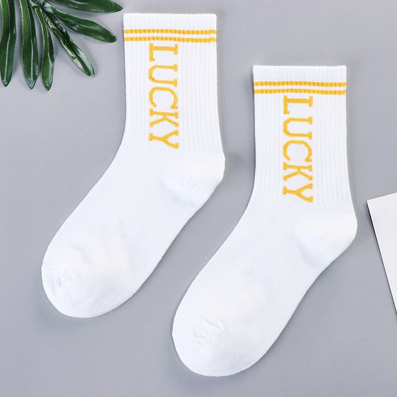 2022 trends high quality fashion socks Man Women's New trendy socks autumn and winter stockings women's hip-hop sports socks - Amazhona 