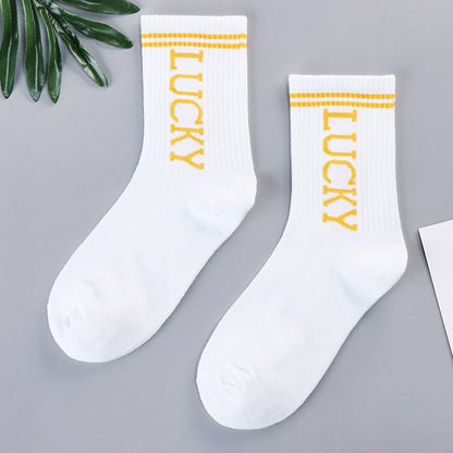 2022 trends high quality fashion socks Man Women's New trendy socks autumn and winter stockings women's hip-hop sports socks - Amazhona 