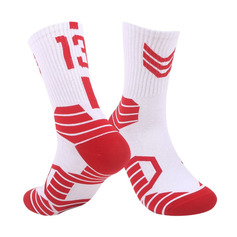 Professional Basketball Socks Sport For Kids Men Outdoor Cycling Climbing Running Fast-drying Breathable Adult Non-Slip 23 24 - Amazhona 