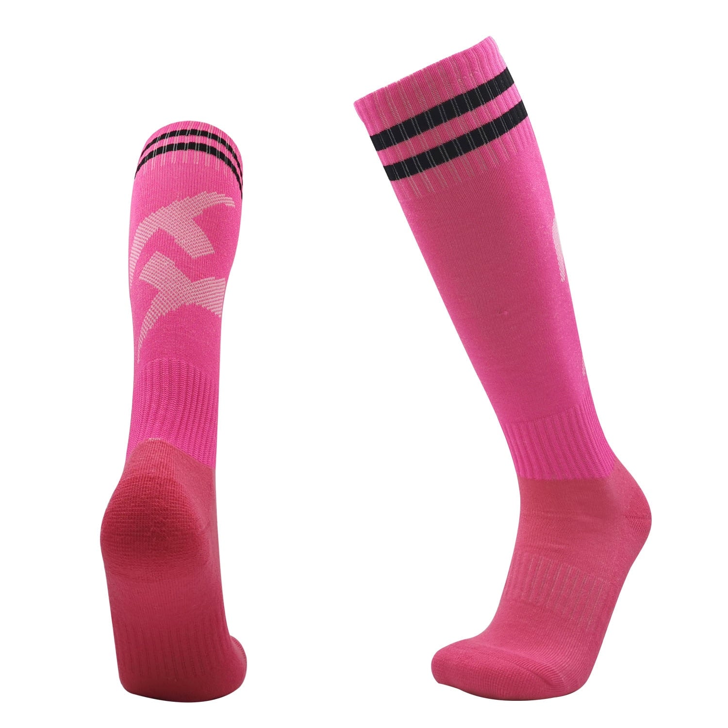 Football Socks High Quality Long Tube Knee Cotton Kids Legging Stockings Soccer Baseball Running Sport Adults Children Socks - Amazhona 